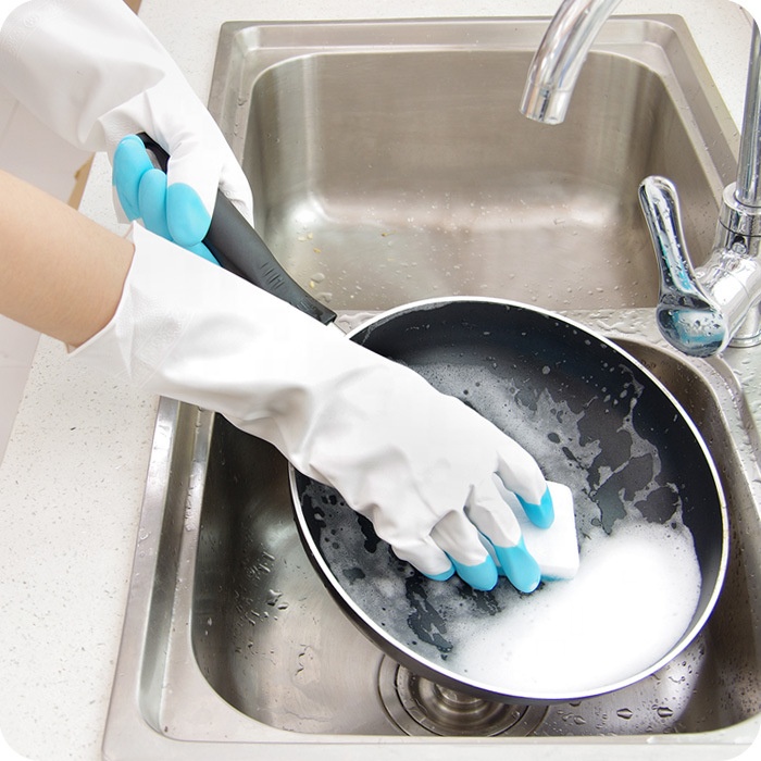 Guanti di pulizia di PPE durable Lavapiatti riutilizzabili da cucina ( (5)