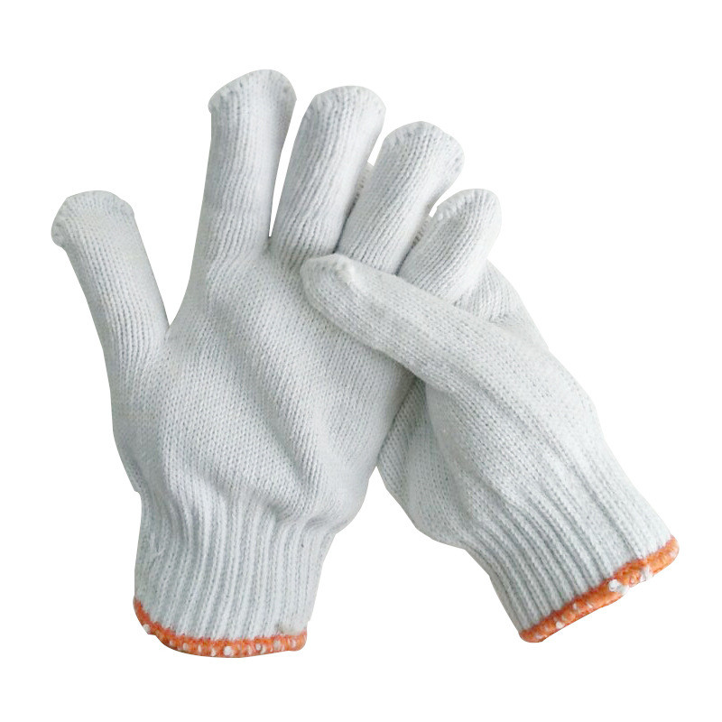 Високоякісні дешеві міцні білі бавовняні рукавички (1)