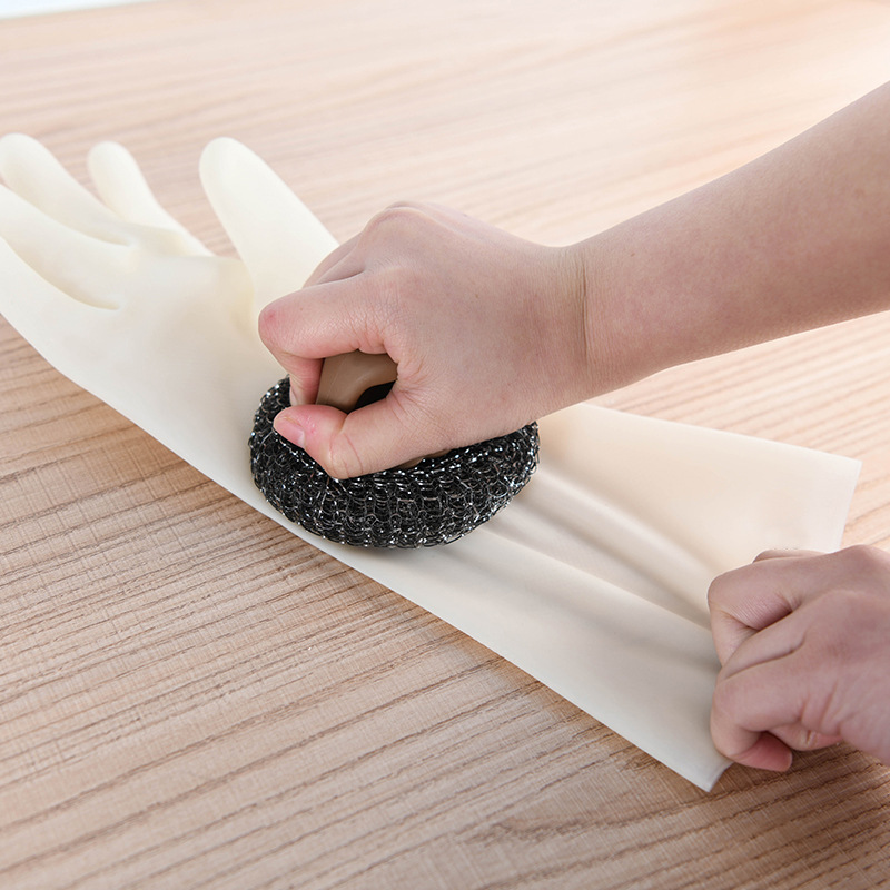 Sarung Tangan Pembersihan Nitril, Sarung Tangan Penyental untuk Memasak, Mencuci Dapur, Bilik Mandi (3)