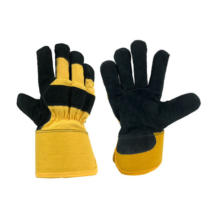 Chinese Professional Leather Welding Gloves - Safety Leather Work Gloves Men,Gardening Gloves,Rigger Gloves,Builder Gloves – Red Sunshine detail pictures