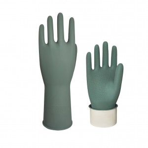 Factory Custom Color Reusable Guantes Household Flocklined Gloves Dishwashing Kitchen Cleaning Gloves