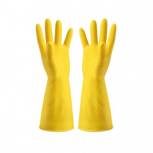 Guantes Cocina De Trabajo Domesticos Con Para Platos Latex Gloves Reusable Rubber Cleaning Heavy Duty Household Gloves