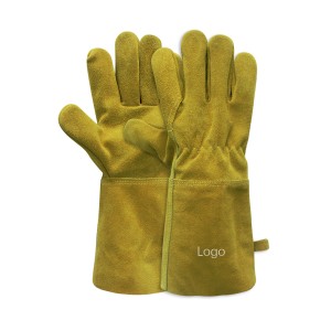 New Arrival China Leather Gardening Gloves Womens - Mig Welding Welder Tig Gloves Guantes De Soldadura Product Cowhide Leather New Fire Proof – Red Sunshine