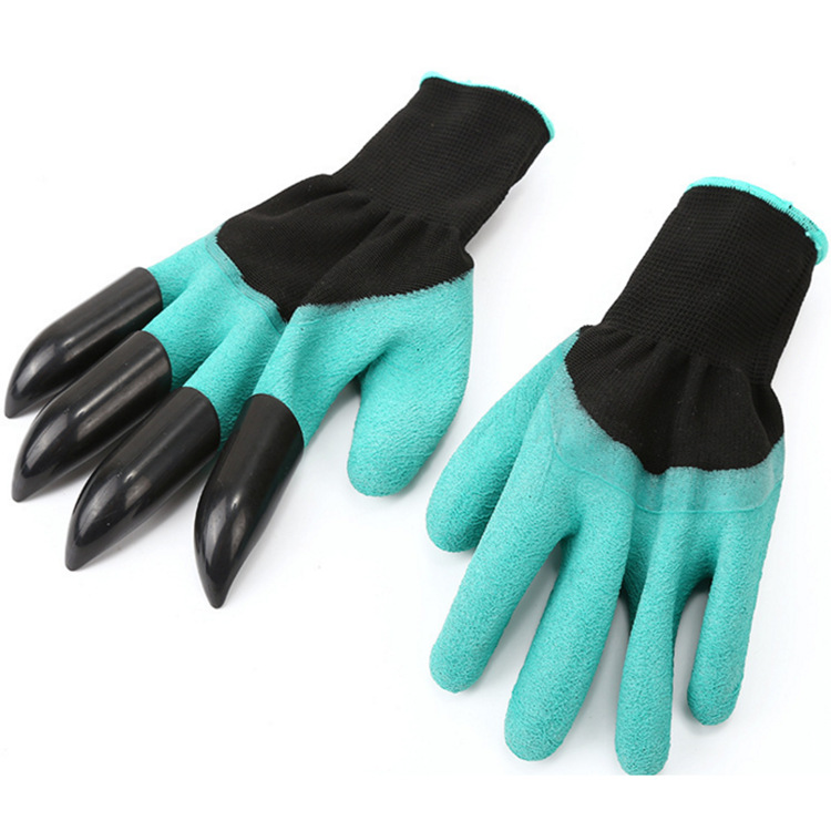 2021 Good Quality Latex Coated Work Gloves - Gardening Gloves With Claws Women and Men Garden Gloves Outdoor Protective Yard Work Gloves – Red Sunshine detail pictures
