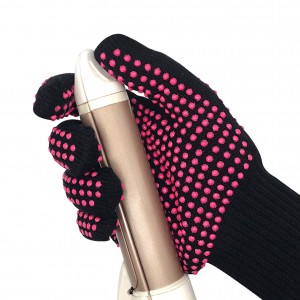 Wholesale Price Esd Cotton Gloves - Fashion Hand Protection Daily Life Heat Resistant Gloves For Hair Styling With Pvc Dots Coated – Red Sunshine