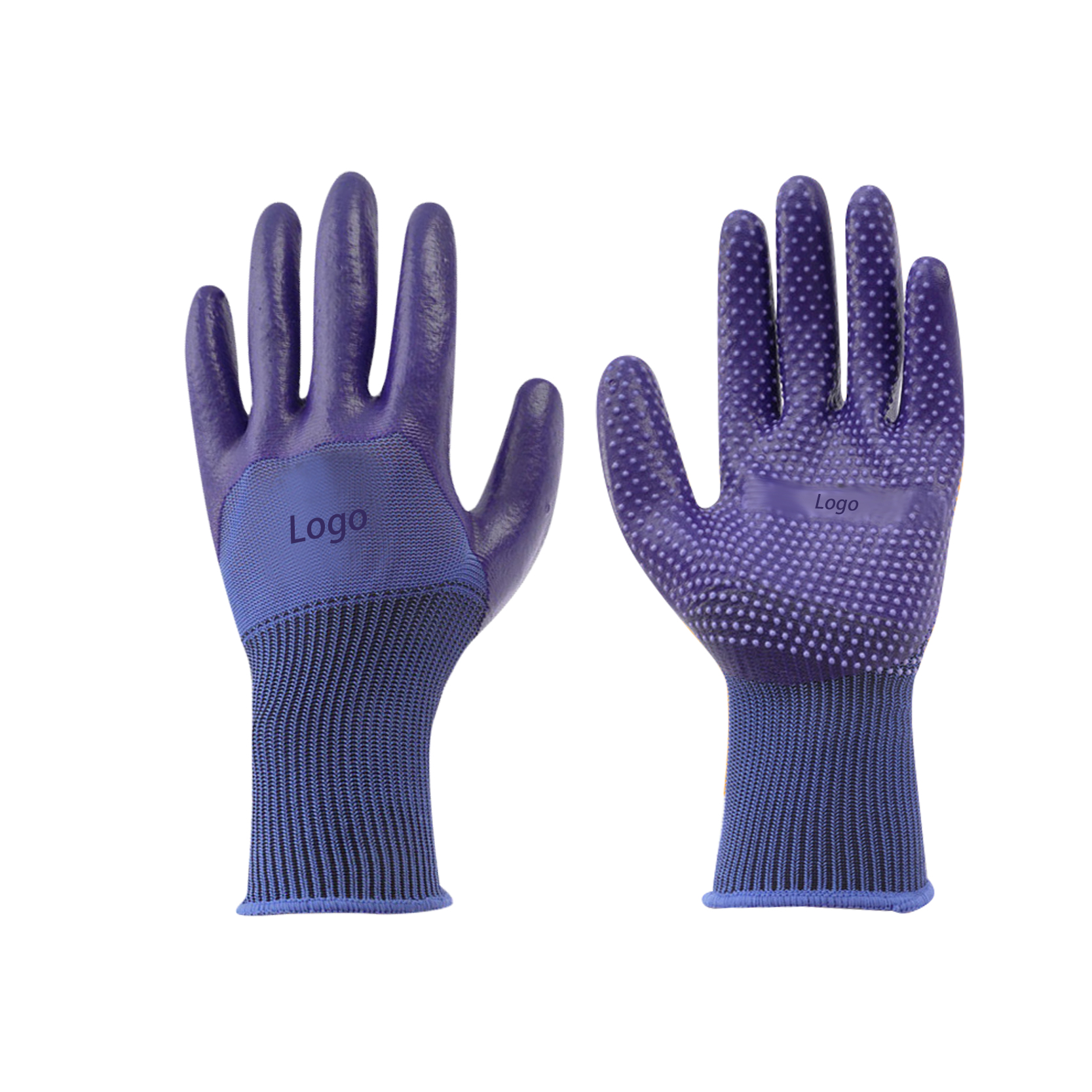 2021 High quality Buy Pvc Gloves - Custom Made Work Gloves General Purpose Work Safety Gloves With Pvc Dots Coated Waterproof and Oil Resistant Protective Gloves for Site Construction Auto Repair – Red Sunshine detail pictures