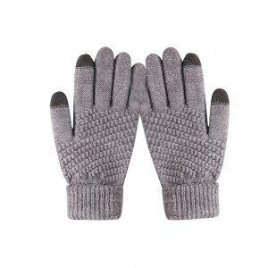 Bottom price Cotton Gloves For Industrial Use - Winter Gloves Men Women Unisex Knitted Touch Screen Gloves – Non-slip Grip – Elastic Cuff – Red Sunshine