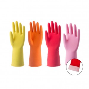 Cleaning Dish Gloves, Professional Natural Rubber Latex Dishwashing Gloves, Reusable Kitchen Dishwasher Gloves