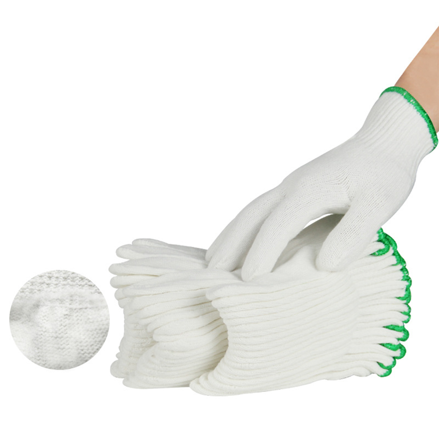 OEM/ODM China Cotton Palm Impact Gloves - Industrial Cotton Gloves Hand Glove Glowes Working Winter – Red Sunshine detail pictures