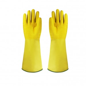 Mechanical Protection Safety Working Latex Gloves Heavy Duty Safety Rubber Industry Gloves