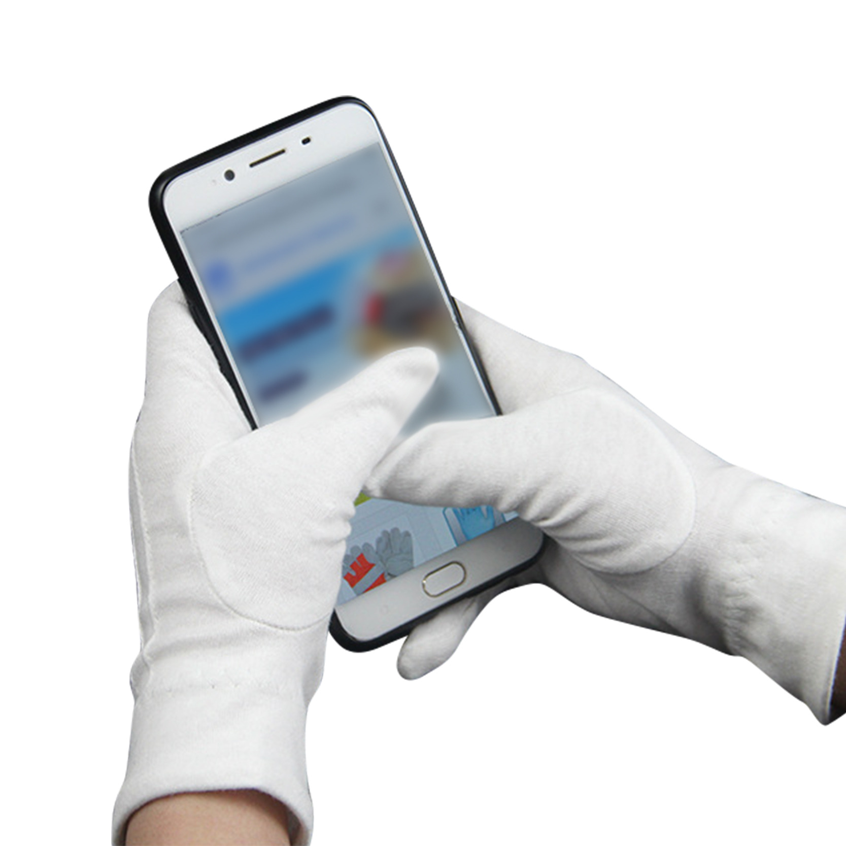 Good quality Gloves Working Cotton - Wholesale White Cotton Elastic Cuff Etiquette Command Gloves Men Lady Jewelry Inspection Gloves – Red Sunshine detail pictures