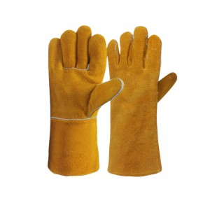 Manufacturer for Best Leather Work Gloves - Leather Welding Gloves Heat/Fire Resistant Gloves – Red Sunshine