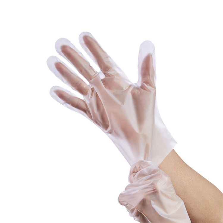 Chinese Professional Disposable Hand Gloves - Basic Disposable Plastic TPE Gloves,for Food Handling,Textured Powder Free Latex Free Non Sterile Disposable Gloves – Red Sunshine detail pictures