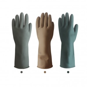 Factory source Welding Safety Gloves -
 Wholesale Customised Comfort Reusable Waterproof Latex Household Dishwashing Gloves Rubber Oil and Abrasion Resistant Kitchen Cleaning Glove – Red Suns...