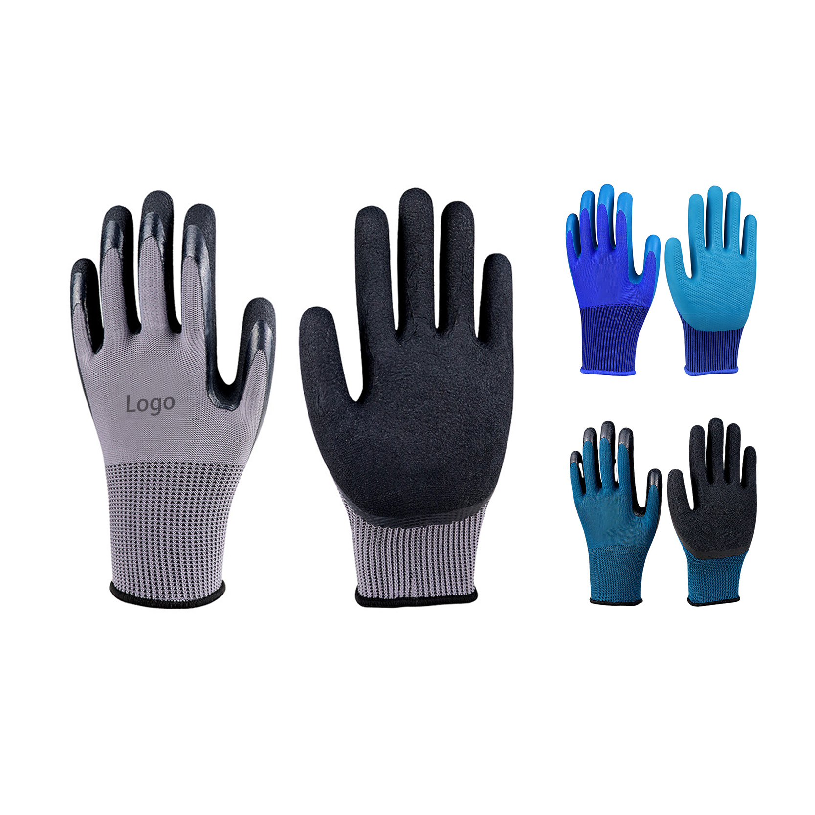 Factory Supply Nitrile Coated Work Gloves Home Depot – Large Rubber Latex Coated Work Gloves for Construction, gardening gloves, heavy duty gloves – Red Sunshine detail pictures