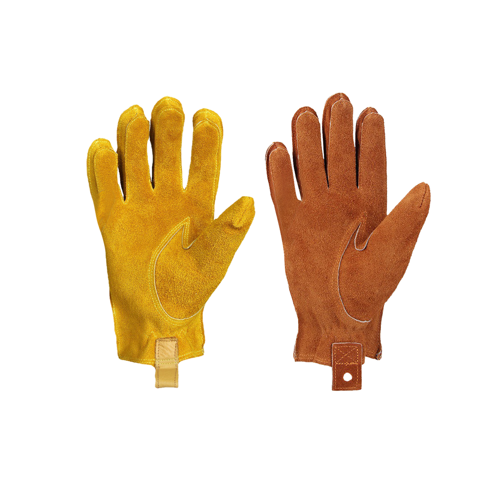 Factory wholesale Heavy Duty Leather Work Gloves - OEM Cowhide Work Gloves Leather Gardening Driver Motorcycle General Industrial Mining Safety Protection Leather Gloves – Red Sunshine detail pictures