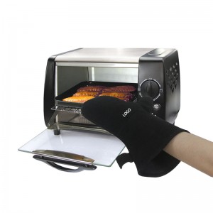Barbecue Bbq Heat Resistant Fireplace Bbq Grill Kitchen Gloves Microwave Leather Oven Mitts Guantes