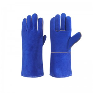 PriceList for Industrial Leather Work Gloves – Welding Gloves Leather Heat Resistant Blue Welding Glove Wear Resistant Protective Leather Gloves – Red Sunshine
