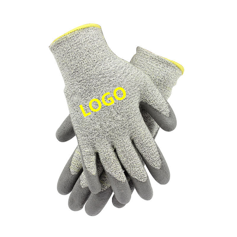 Best quality Rubber Palm Coated Work Gloves - Safety Grip Work Gloves for Men and Women – Protective, Flexible, Cut Resistant, Comfortable PU Coated Palm – Red Sunshine detail pictures