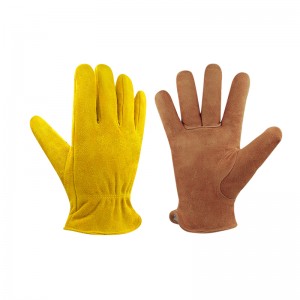 OEM/ODM China Yellow Leather Gloves - Leather Safety Work Gloves Gardening Carpenter Thorn Proof Truck Driving for Mens and Womens Waterproof heavy duty – Red Sunshine