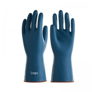 Winter Padded and Thickened Dishwashing Cleaning Gloves PVC Houshold Kitchen Gloves