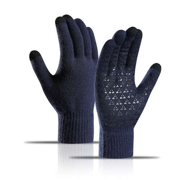 Low price for Cheap Cotton Work Gloves - Windproof Warm Knit Anti Slip Sports Touchscreen Texting Driving Cycling Touch Screen Winter Knitted Gloves – Red Sunshine detail pictures