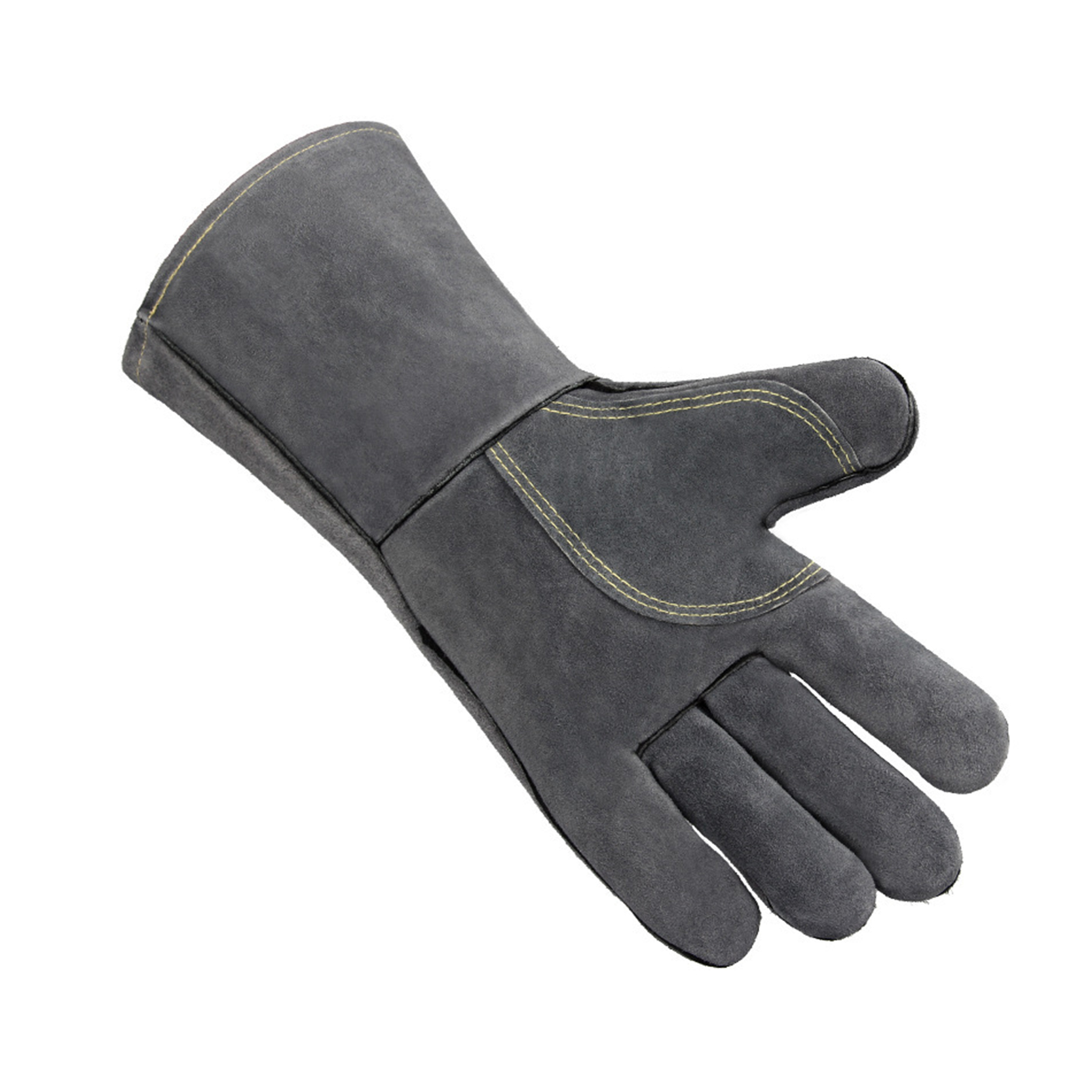 PriceList for Industrial Leather Work Gloves – Heat Fire Resistant Mitts Oven Grill Fireplace Welder Bbq Gloves Heat Resistant Leather Work Safety Gloves with Bottle Opener – Red Sunshine detail pictures