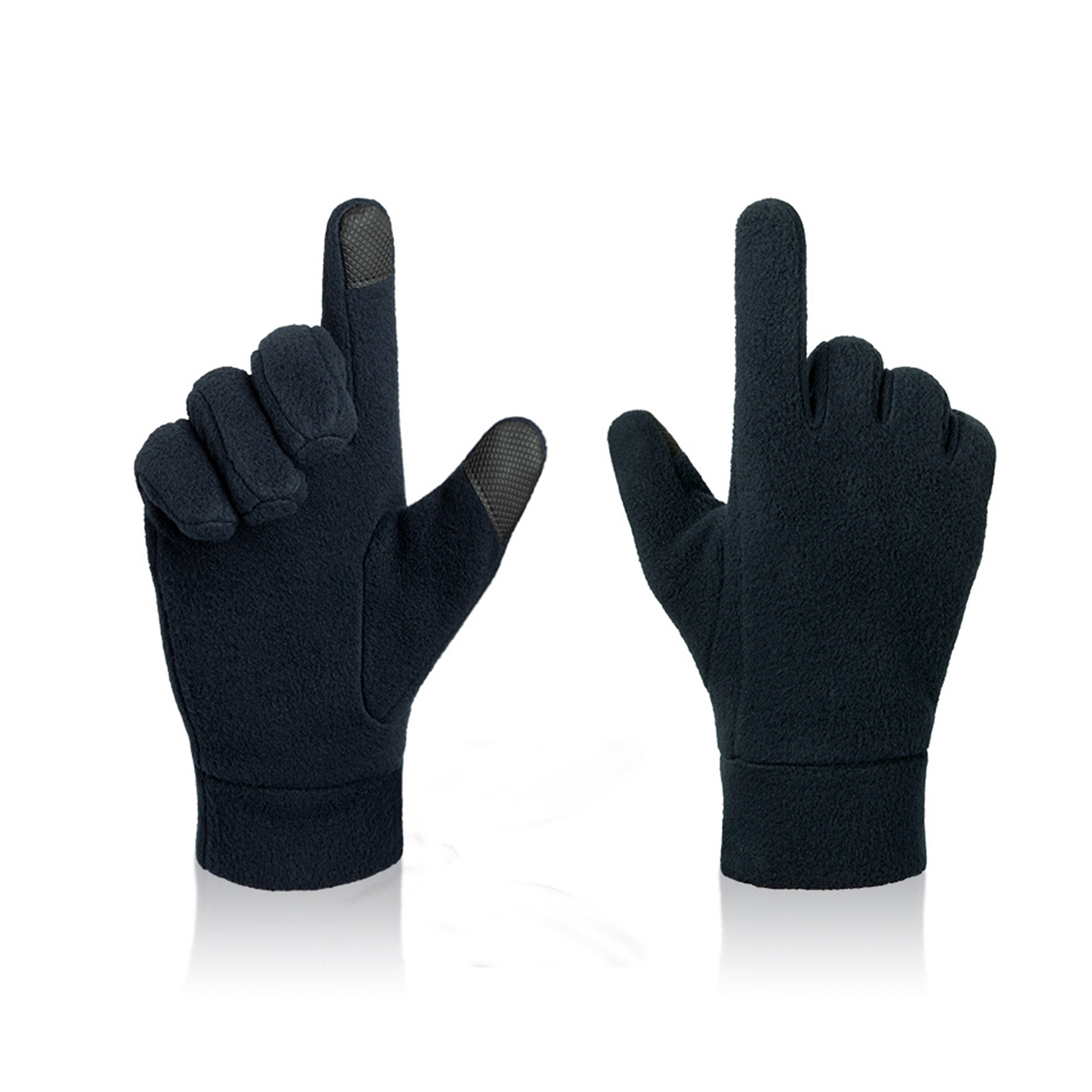 OEM/ODM China Cotton Palm Impact Gloves - 100% Polar Fleece Thermal Winter Hand Wears Gloves For Cold Weather Driving Hiking Snowing Running Cycling – Red Sunshine detail pictures