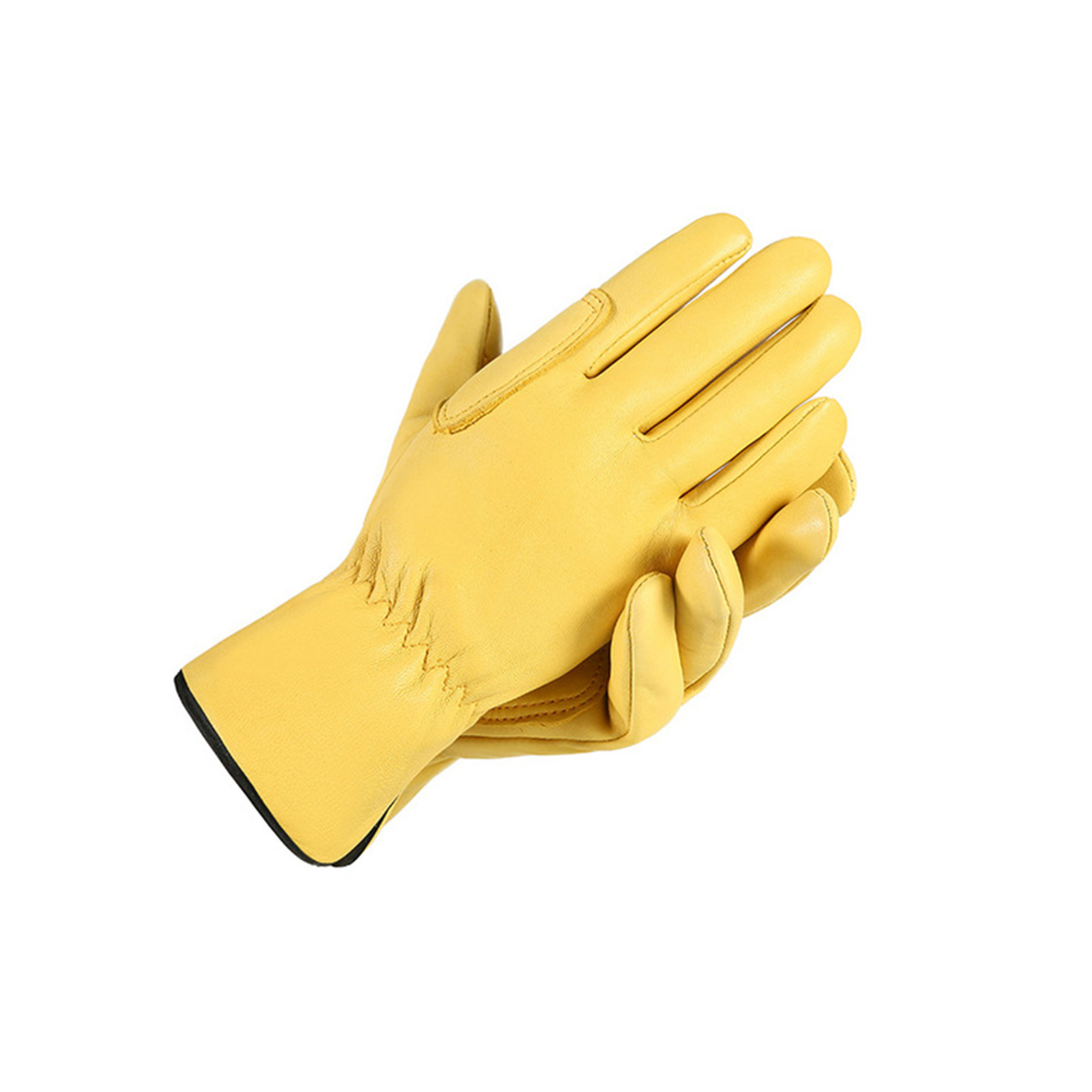 2021 wholesale price Mens Leather Driving Gloves - Unlined Men’s Cowhide Leather Work Gloves,Drivers Gloves – Red Sunshine detail pictures