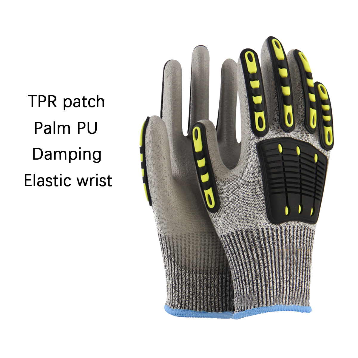 Manufacturer for Nitrile Coated Cut Resistant Gloves - Oilfield Mining Level 5 Cut Resistant Vibration Shock TPR Mechanic Impact Glove Anti Cut Glove – Red Sunshine detail pictures