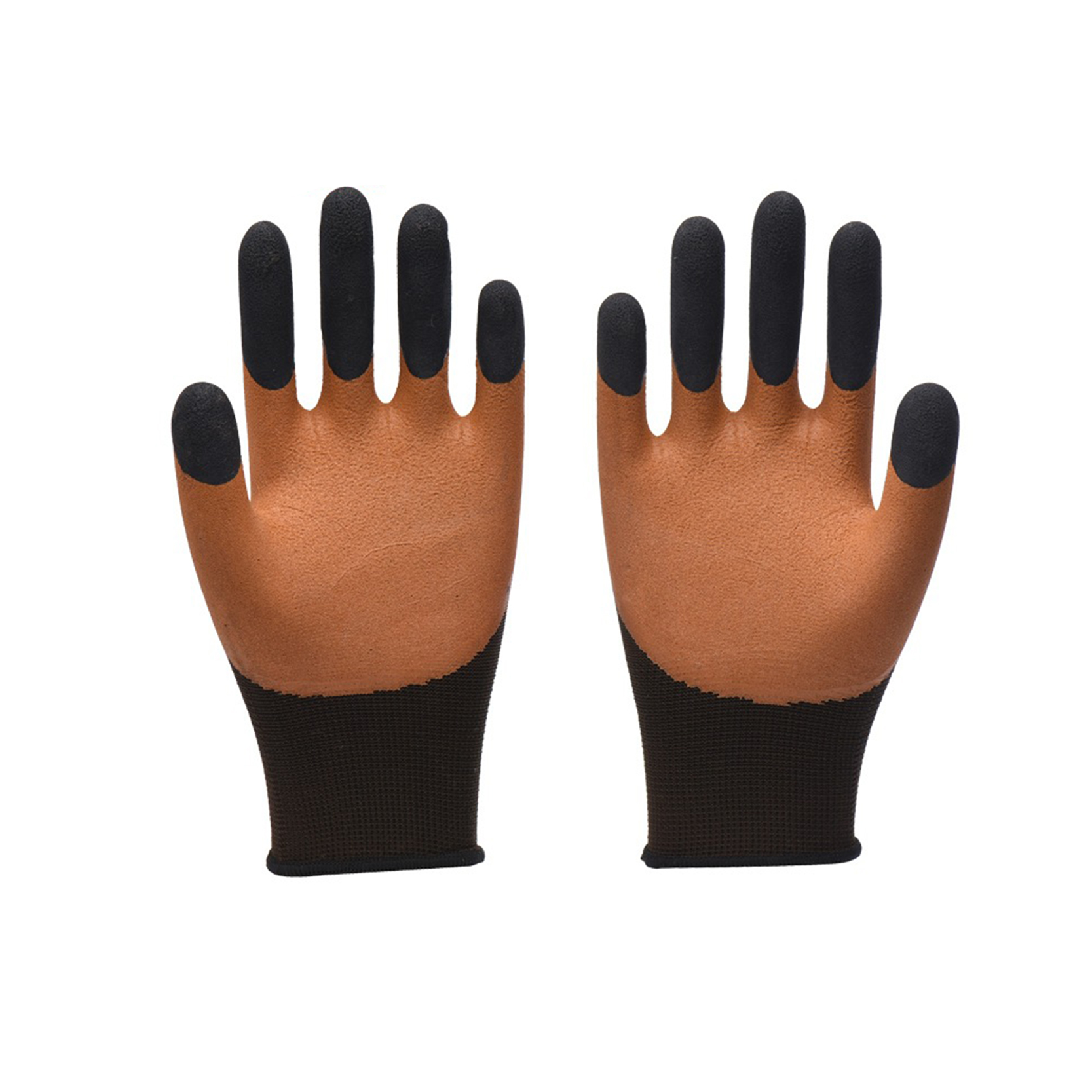 China Cheap price Nitrile Coated Work Gloves - Manufacturers Wholesale Labor Protection Gloves Wear-resistant Latex Foaming Anti-skid Rubber Gloves Protective Gloves – Red Sunshine detail pictures