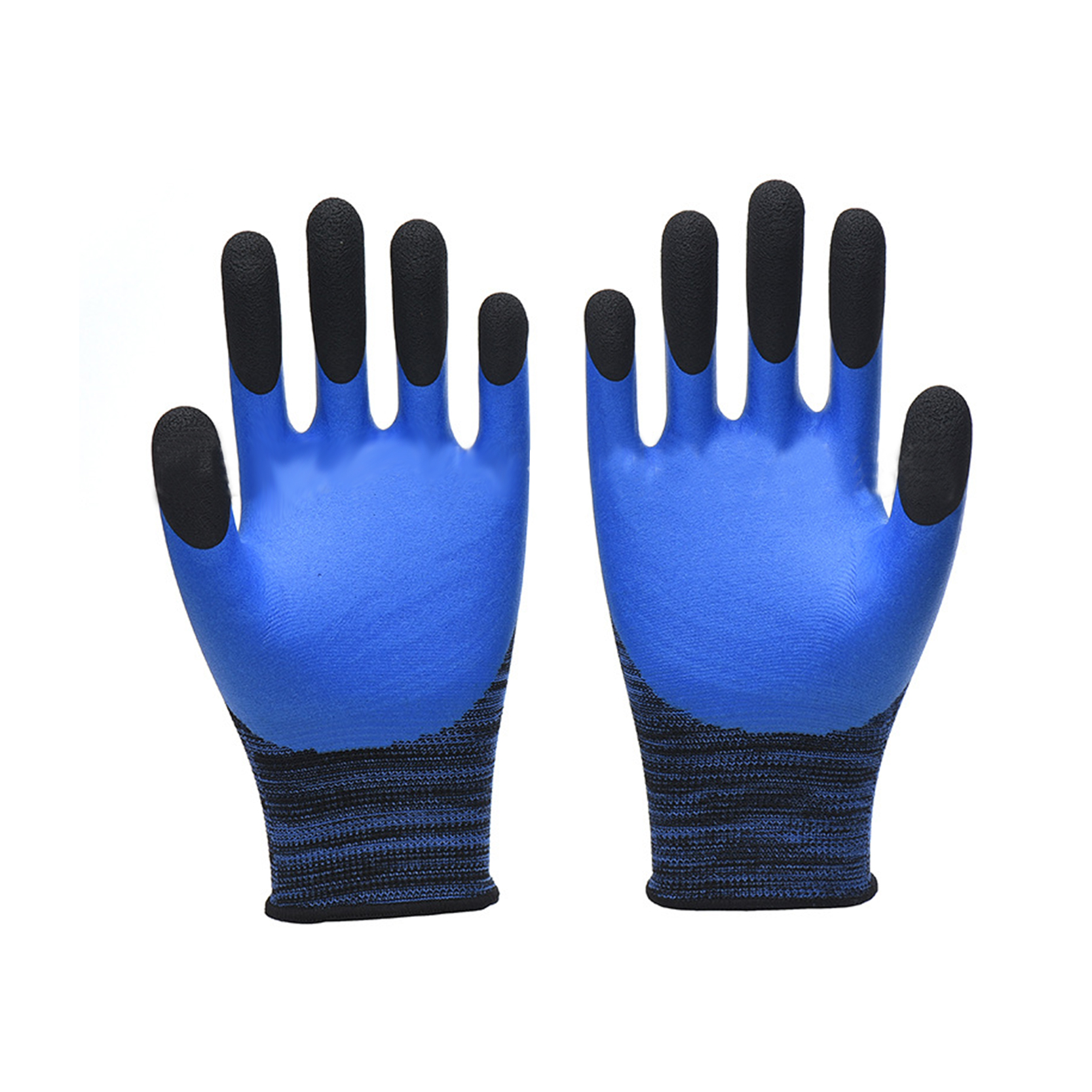 China wholesale Pvc Coated Gloves - Polyester Liner Foam Latex 3/4 Coating Superior Construction Safety Glove – Red Sunshine detail pictures