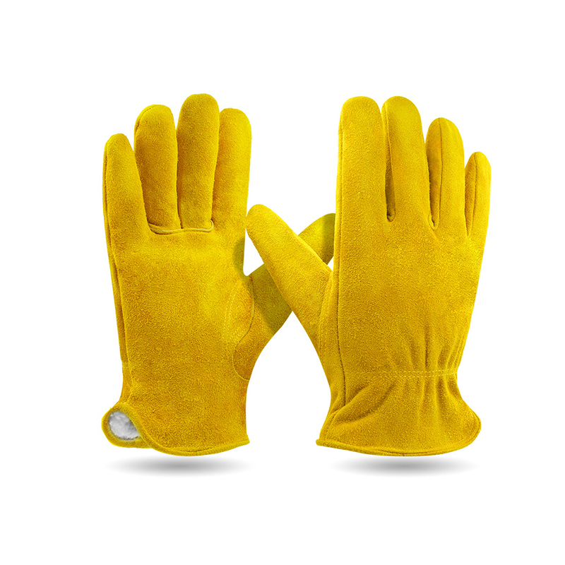 2021 High quality Long Leather Gloves - Leather Safety Work Gloves Gardening Carpenter Thorn Proof Truck Driving for Mens and Womens Waterproof Heavy Duty – Red Sunshine detail pictures