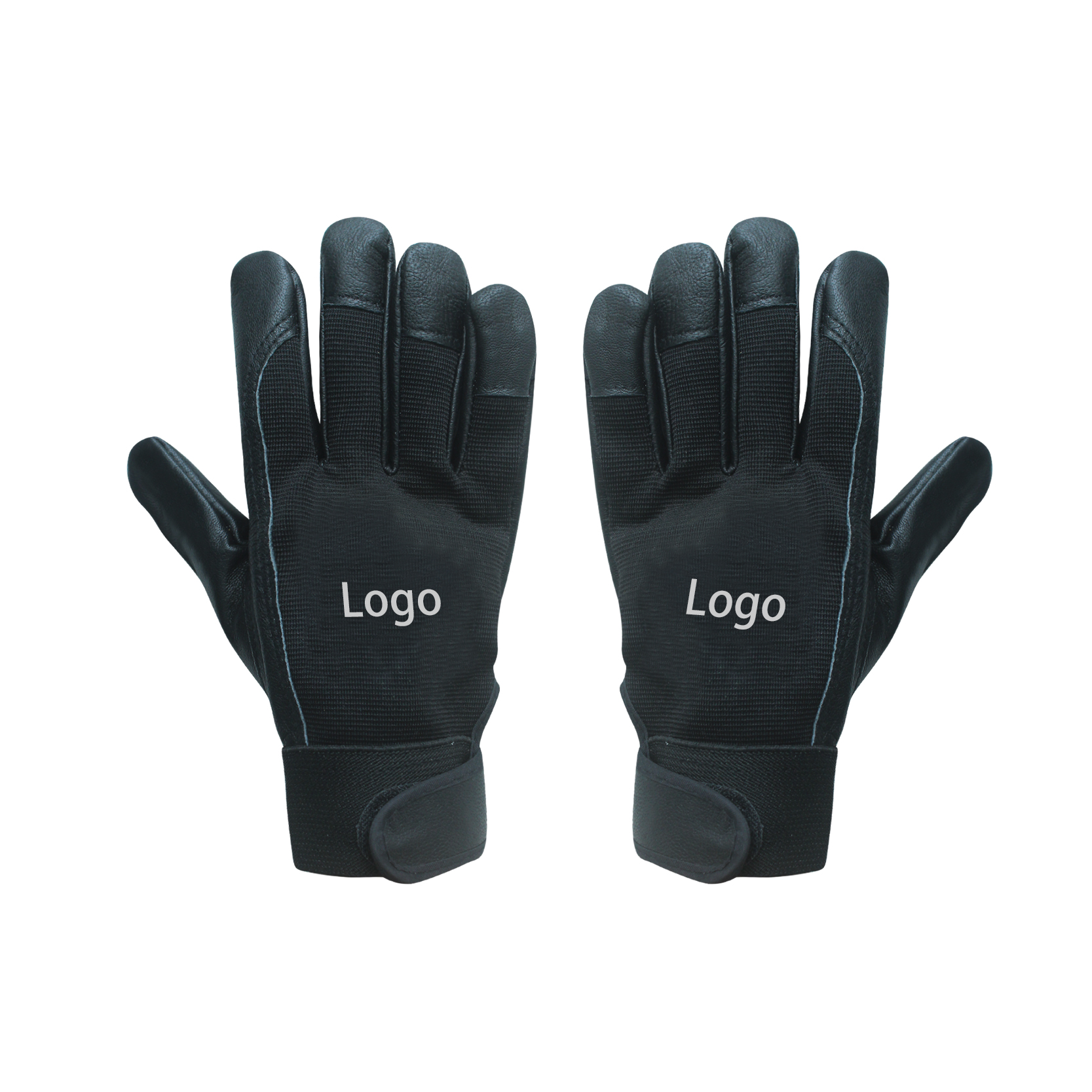 China wholesale Leather Gloves - Soft Leather Welding Anti Wear Heat Safety sheepskin black gloves for gardening – Red Sunshine detail pictures