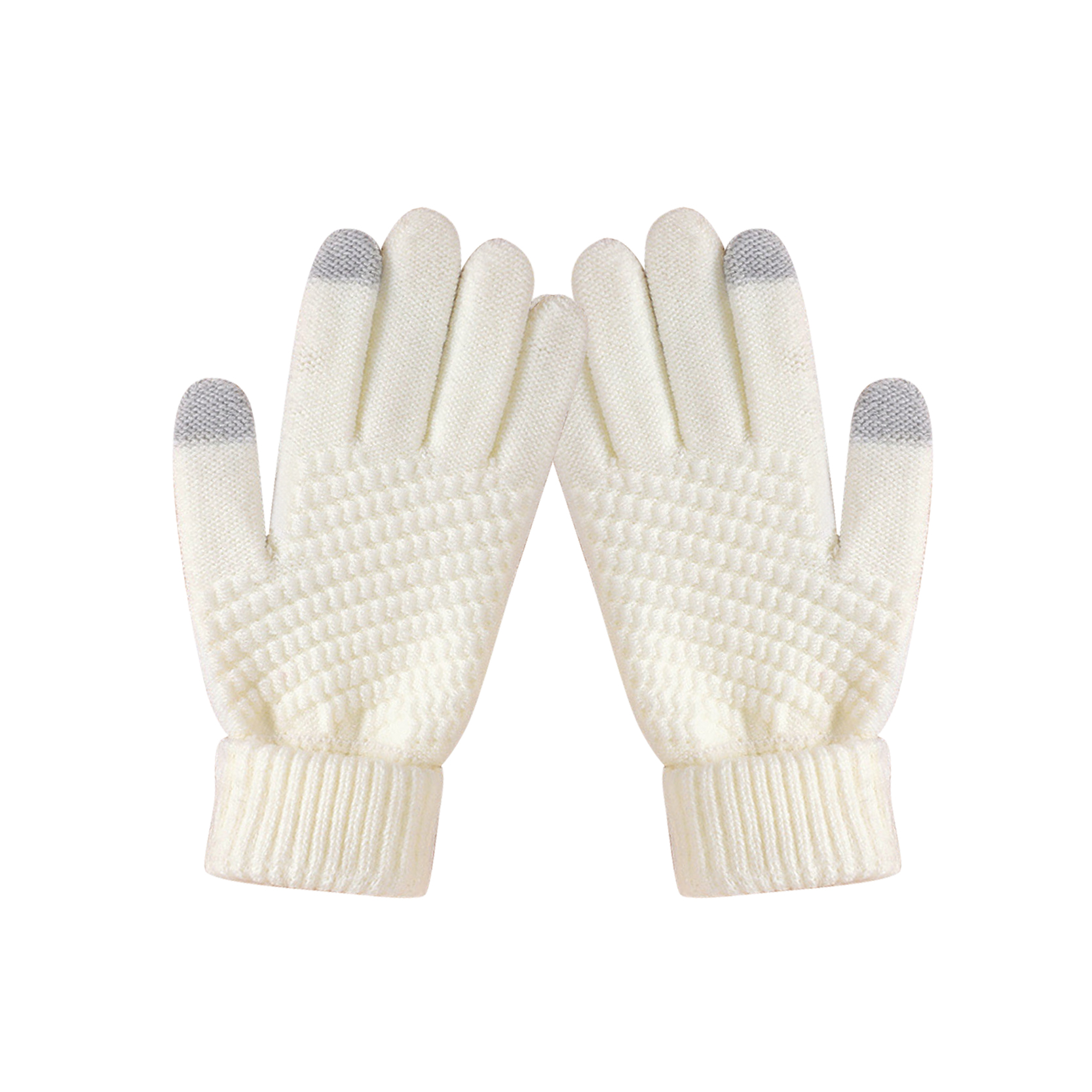 Factory Cheap Hot Cotton Lined Rubber Gloves - Winter Gloves Men Women Unisex Knitted Touch Screen Gloves – Non-slip Grip – Elastic Cuff – Red Sunshine detail pictures