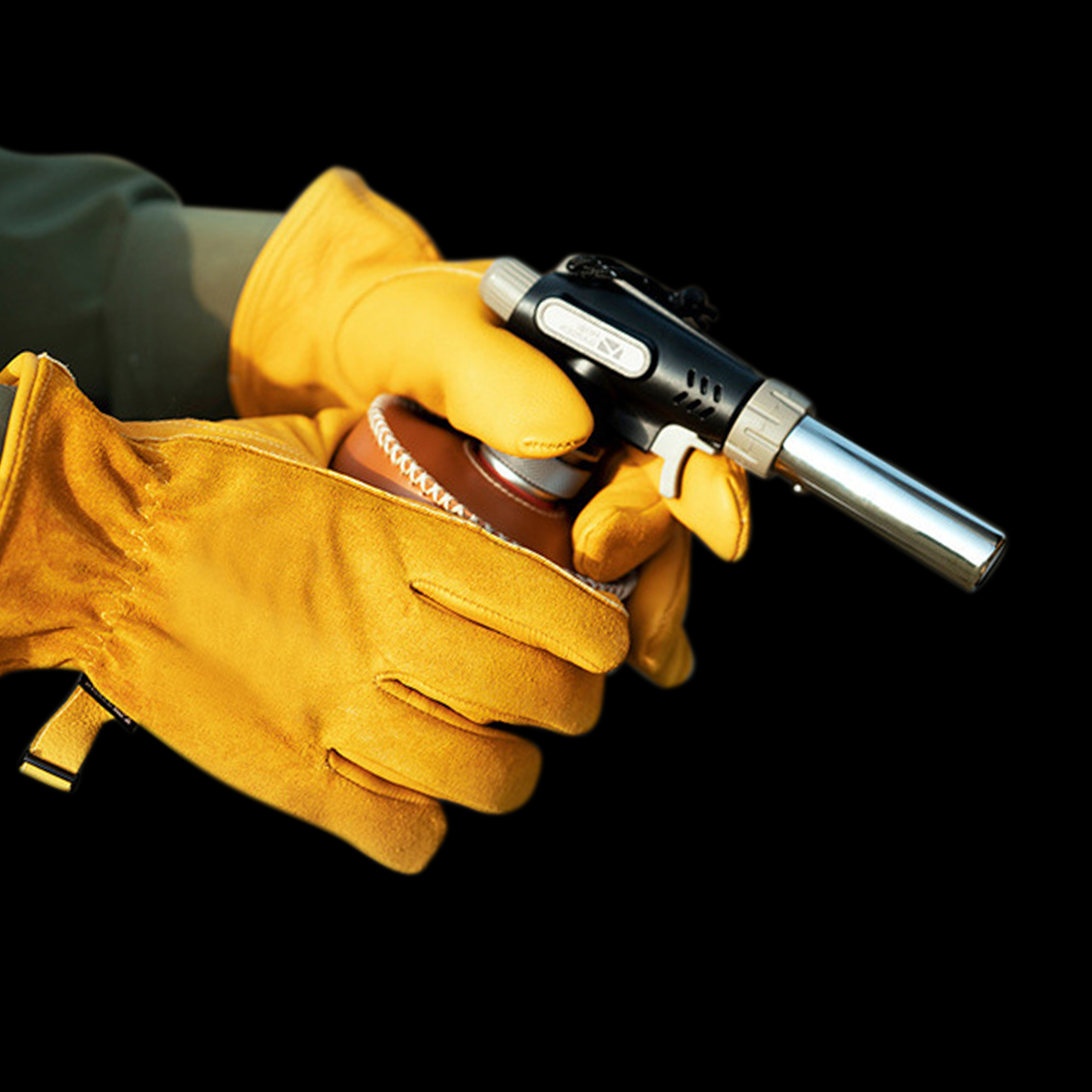 China wholesale Black Leather Gloves - Cow Split Leather Work Gloves Driver Gloves Multifunction Truck Warehouse Farm Men Women Outdoor Work Gloves – Red Sunshine detail pictures