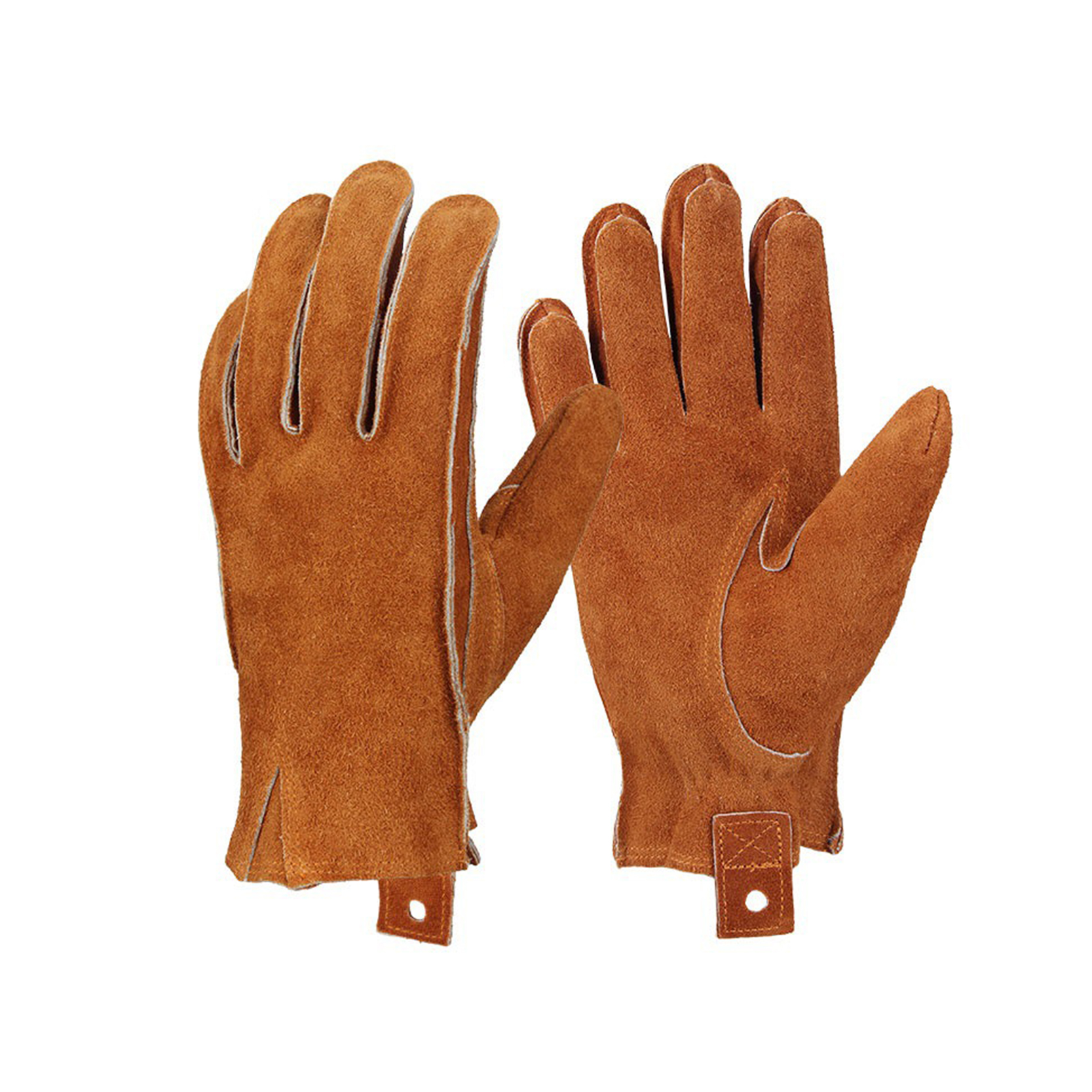 Factory wholesale Heavy Duty Leather Work Gloves - OEM Cowhide Work Gloves Leather Gardening Driver Motorcycle General Industrial Mining Safety Protection Leather Gloves – Red Sunshine detail pictures