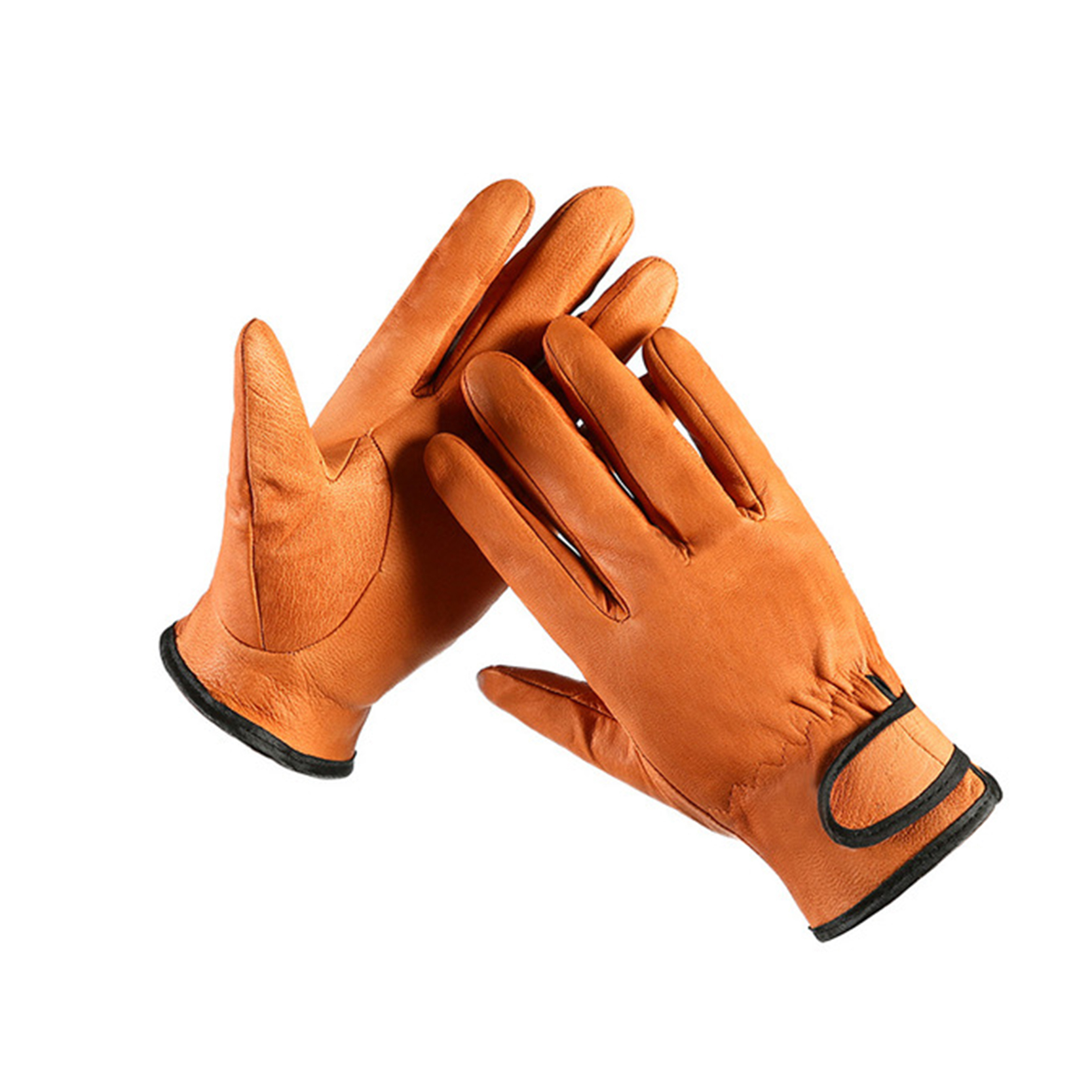 OEM/ODM China Yellow Leather Gloves - Man Women Gardening Outdoor Working Drivers Work Leather Gloves – Red Sunshine detail pictures