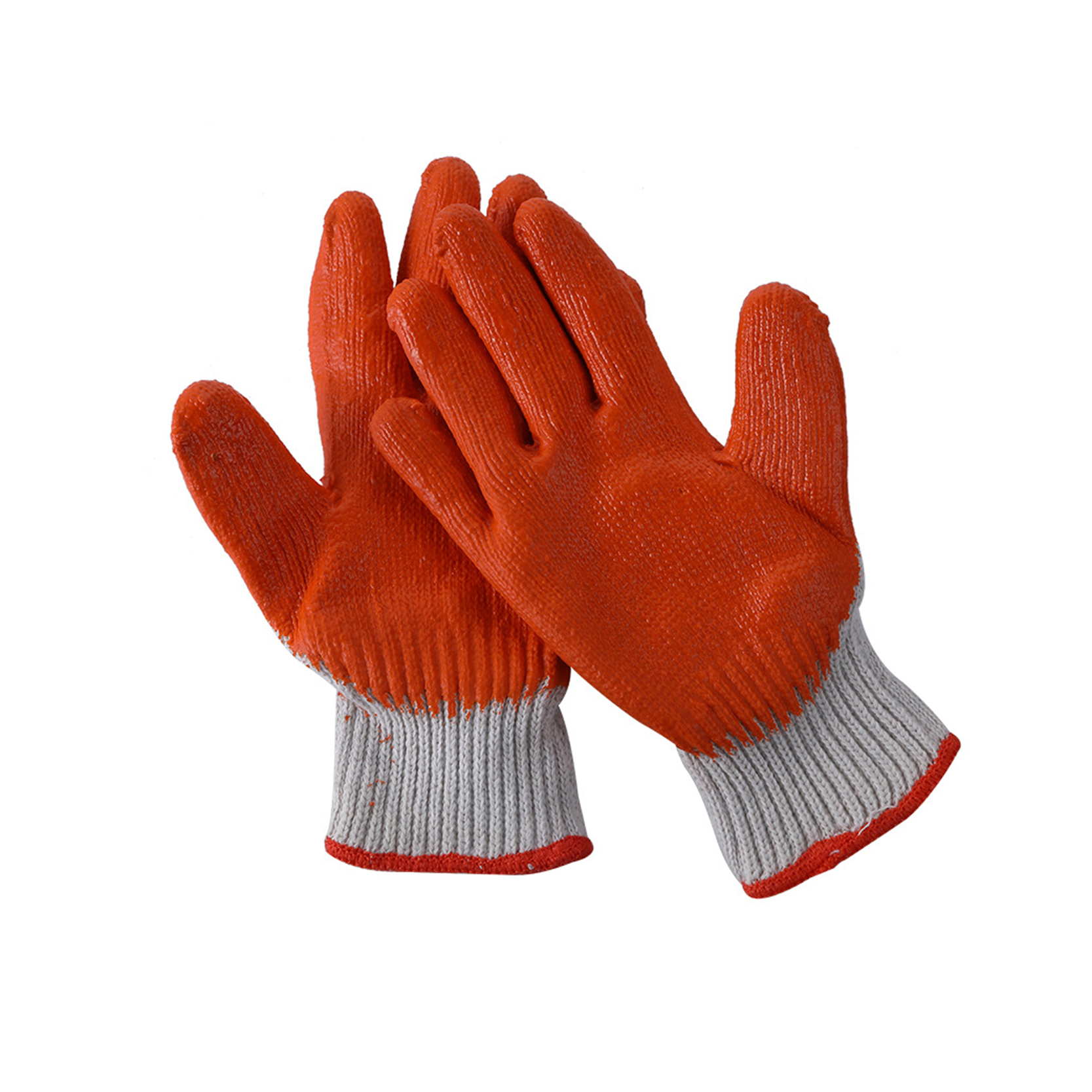 Reasonable price Coated Palm Gloves - Latex Rubber Palm Coated Work Safety Gloves Gardening Gloves Dipped Rubber Handling Gloves Construction Site Work Gloves – Red Sunshine detail pictures