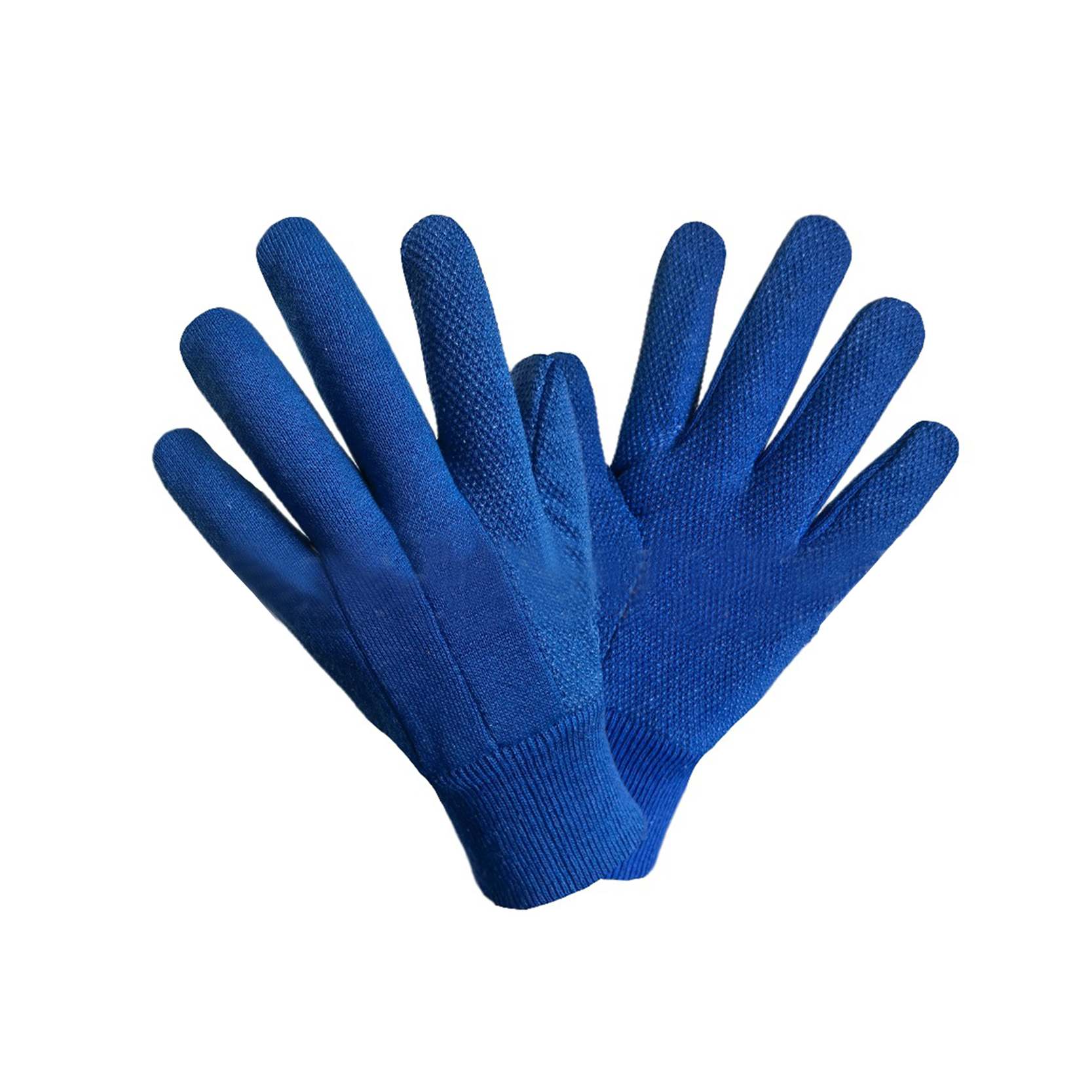 China wholesale Pvc Dotted Cotton Knitted Gloves - Customized Multi-color Canvas Cotton Pvc Pink Dots Work Safety Hand Grip Drill Cotton Gardening Dotted Gloves – Red Sunshine detail pictures