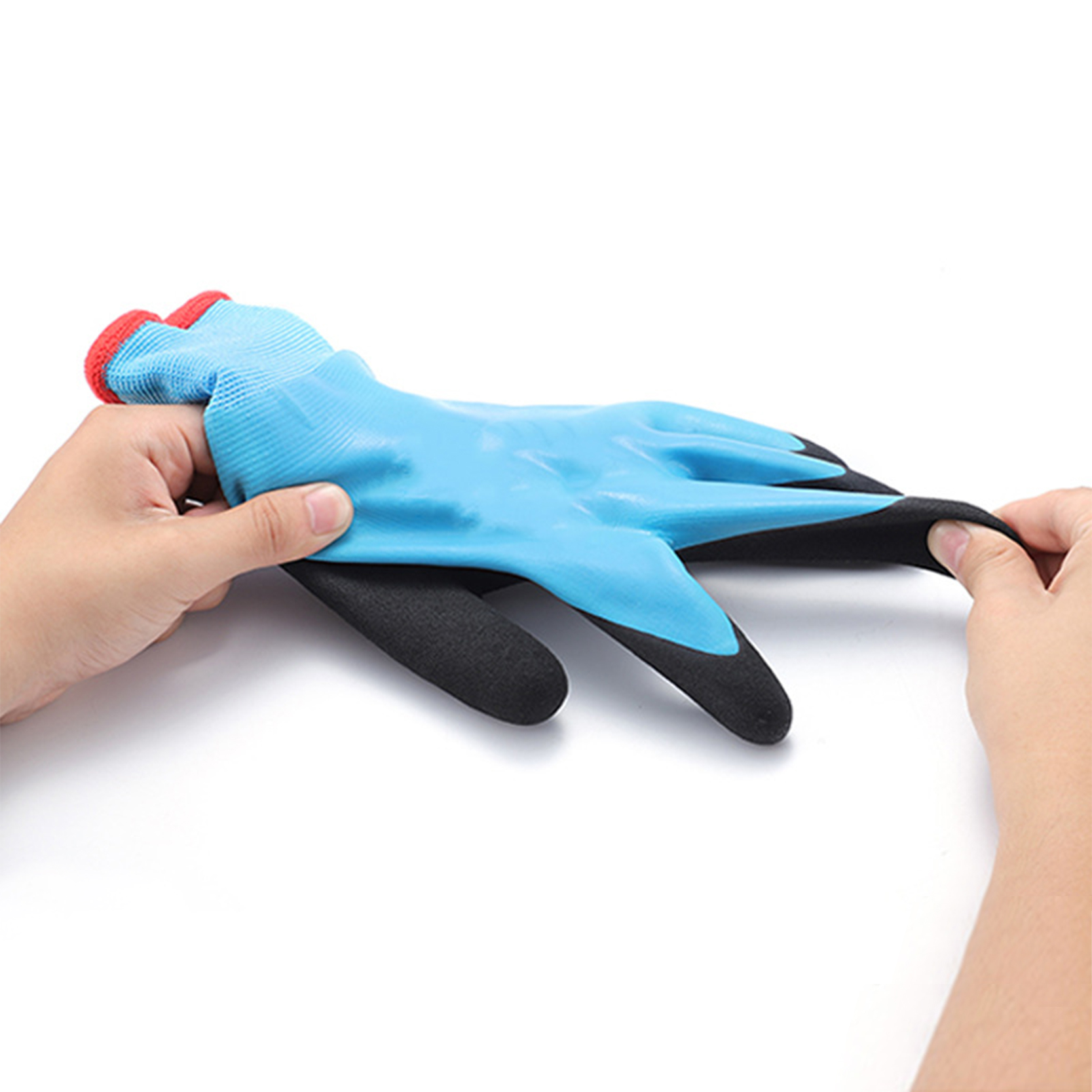 China wholesale Pvc Coated Gloves - Cold Weather Outdoor Work Gloves, Winter Driving Gloves, Micro-Foam Latex Double Coated, heavy Duty – Red Sunshine detail pictures