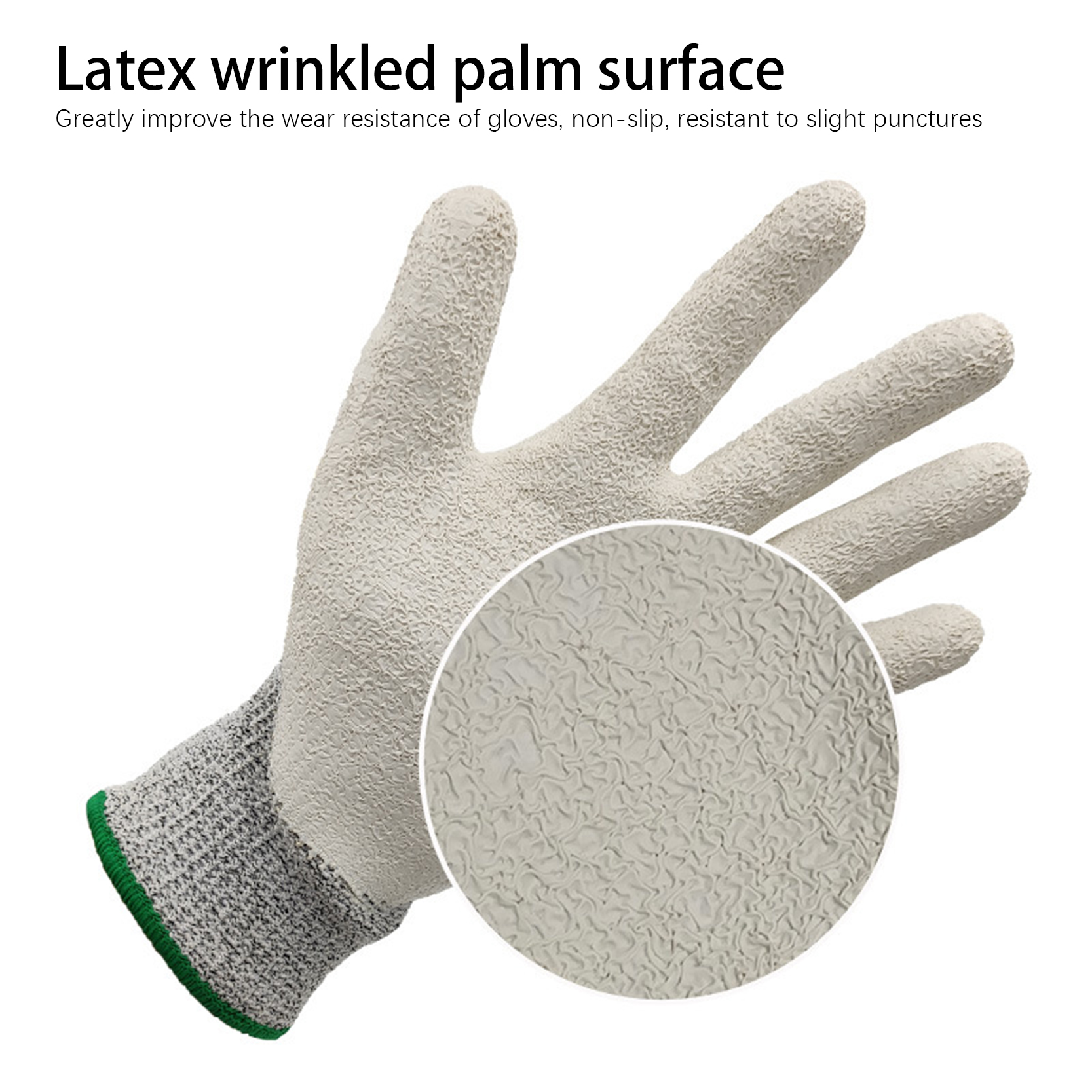 2021 Good Quality Latex Coated Work Gloves - SAFETY sharp object handling anti cut HPPE knitted latex coated industrial safety work gloves – Red Sunshine detail pictures