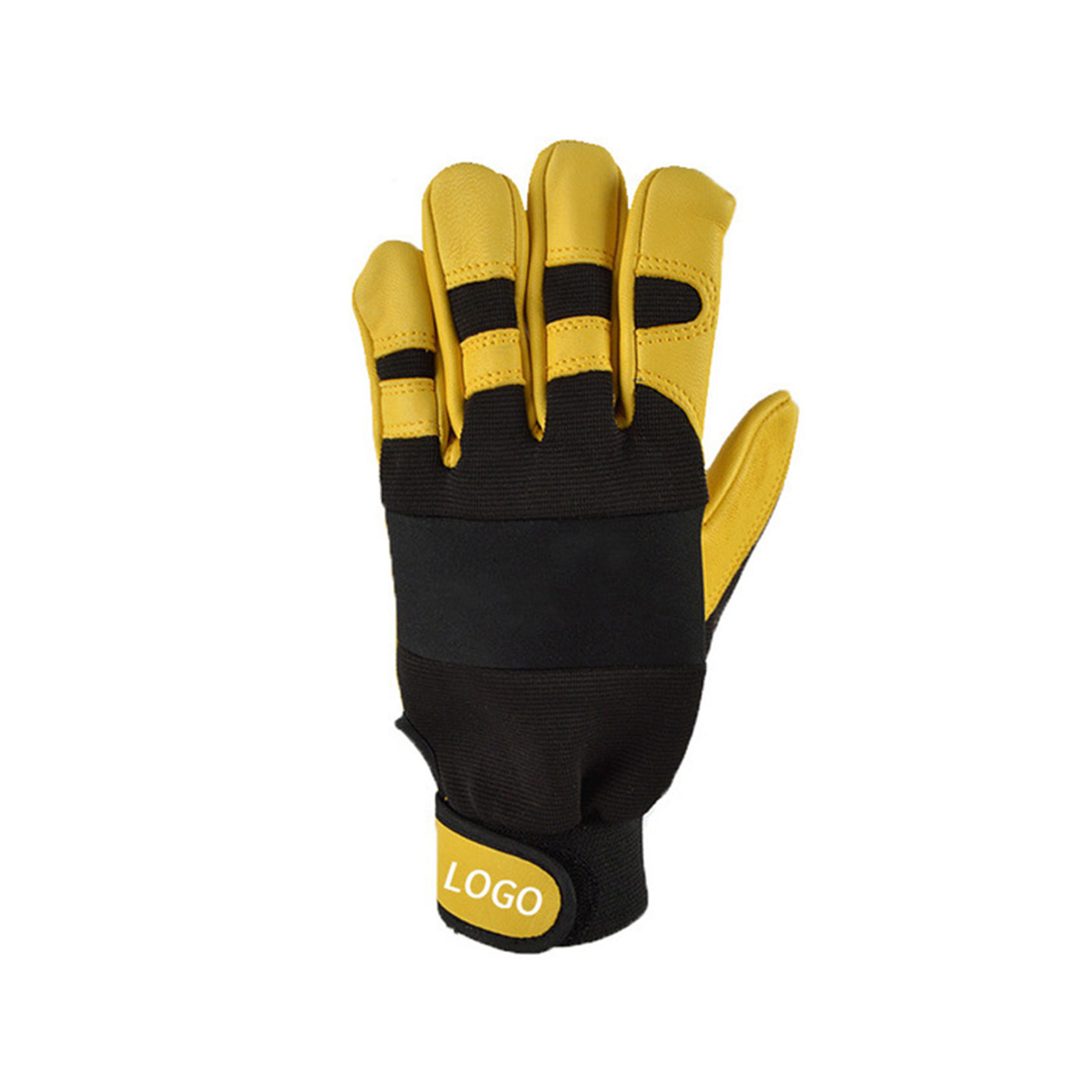 2021 High quality Long Leather Gloves - Mechanic Cowhide Leather Safety Working Gloves Mechanics Industrial Farm Garden Ranch Driver – Red Sunshine detail pictures