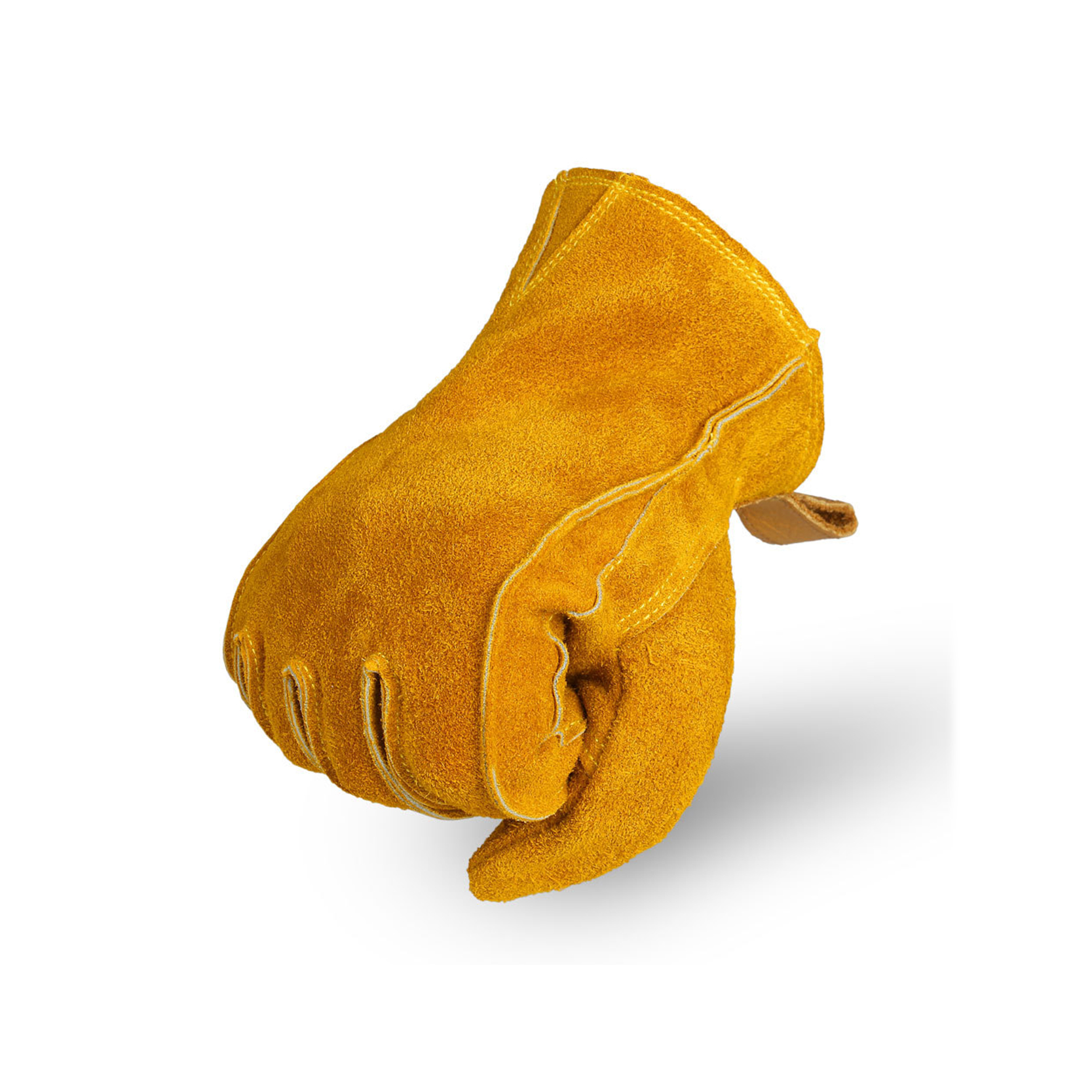 Factory wholesale Heavy Duty Leather Work Gloves - OEM Cowhide Work Gloves Leather Gardening Driver Motorcycle General Industrial Mining Safety Protection Leather Gloves – Red Sunshine detail pictures