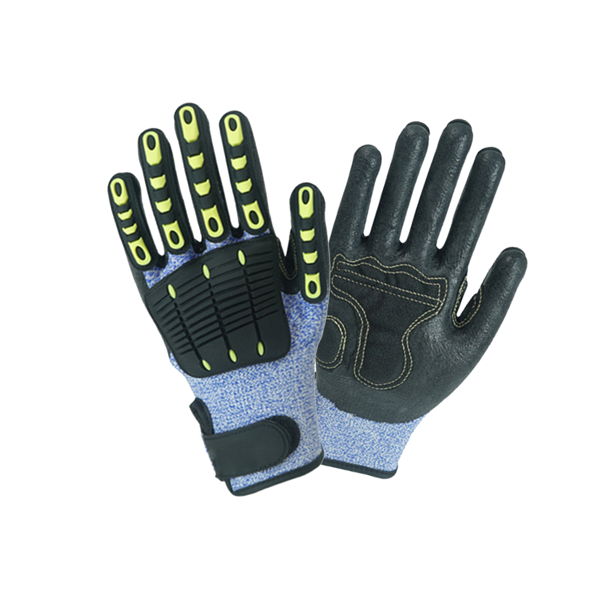 China wholesale Best Anti Cut Gloves - Heavy Duty Work Gloves, TPR Impact Gloves Cut Resistant – Red Sunshine detail pictures