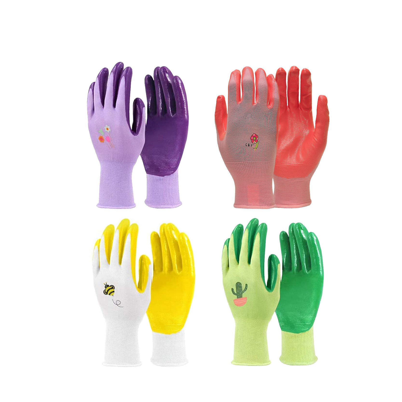 2021 Good Quality Latex Coated Work Gloves - Cheap Price Nitrile Coated Safety Working Hand Garden Gloves for Construction and Garden – Red Sunshine detail pictures