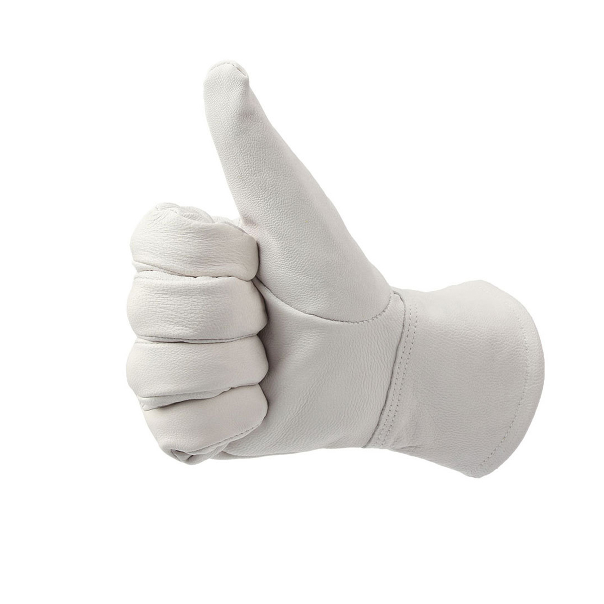 Hot New Products Mens Leather Work Gloves - White Sheepskin Leather Gardening Gloves for Woman Man Children Leather Labor Work Gloves – Red Sunshine detail pictures