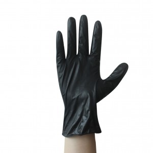 China Fctory Disposable Examination Nitrile Gloves, Black,Red,Blue,Pink