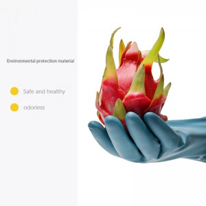 Winter Padded and Thickened Dishwashing Cleaning Gloves PVC Houshold Kitchen Gloves