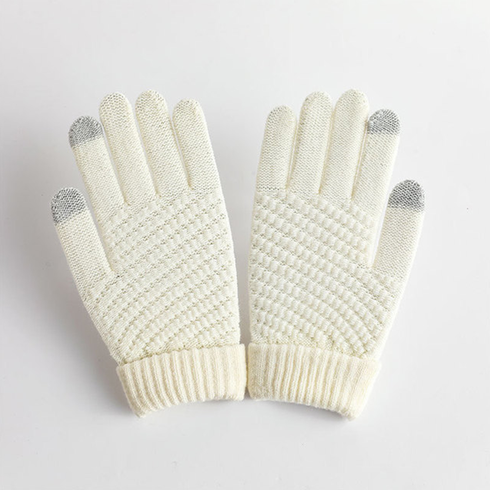 Factory Supply Buy Cotton Gloves Online - 2021 Winter Magic Gloves Touch Screen Women Men Warm Stretch Knitted Wool Mittens Acrylic Gloves – Red Sunshine detail pictures